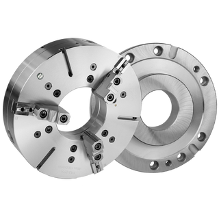 Chuck Kit for Haas 600 Series Rotary Tables, 3-Jaw, Adjustable, Steel Body, WITH Centering Device, 20