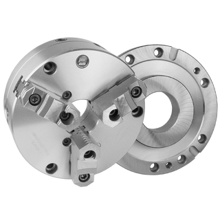 Chuck Kit for Haas 160 Series Rotary Tables, 3-Jaw, Adjustable, Cast Iron Body, WITH Centering Device, 6
