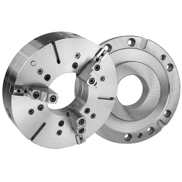 Chuck Kit for Haas 450 Series Rotary Tables, 3-Jaw, Adjustable, Steel Body, WITH Centering Device, 16
